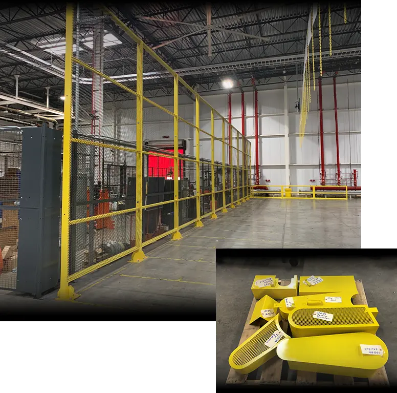 warehouse safety metal fabrication